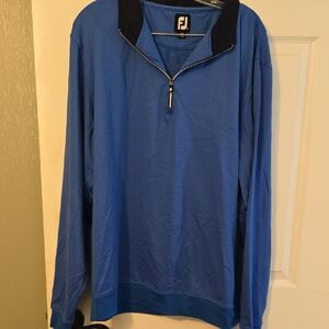 FootJoy Royal Blue Half-Zip Pullover